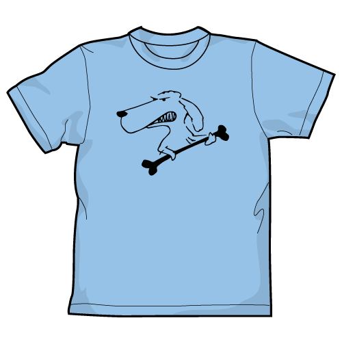 Fido Unisex T-Shirt blau