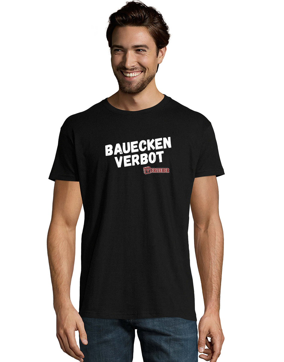 Bauecken Verbot Unisex T-Shirt schwarz