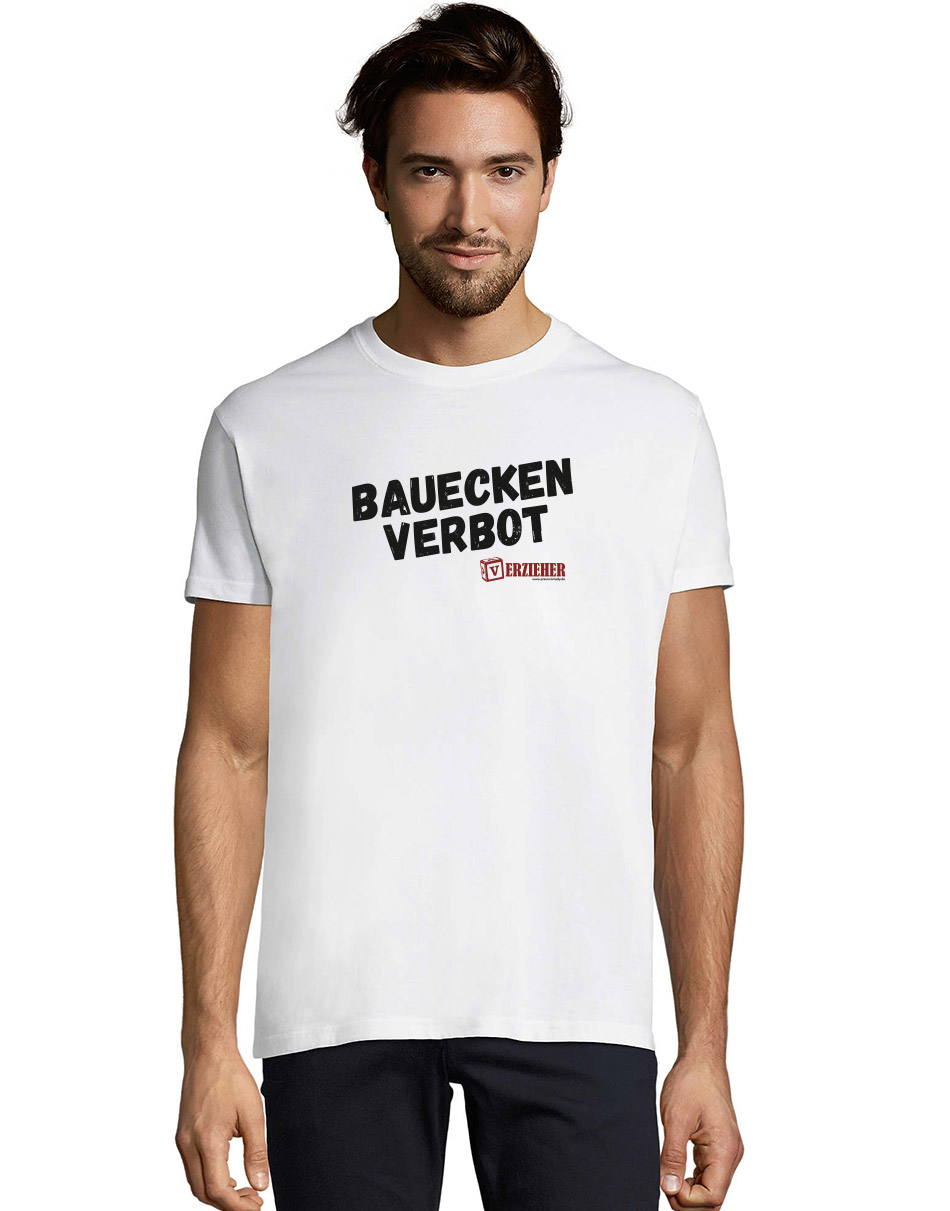 Bauecken Verbot Unisex T-Shirt weiss