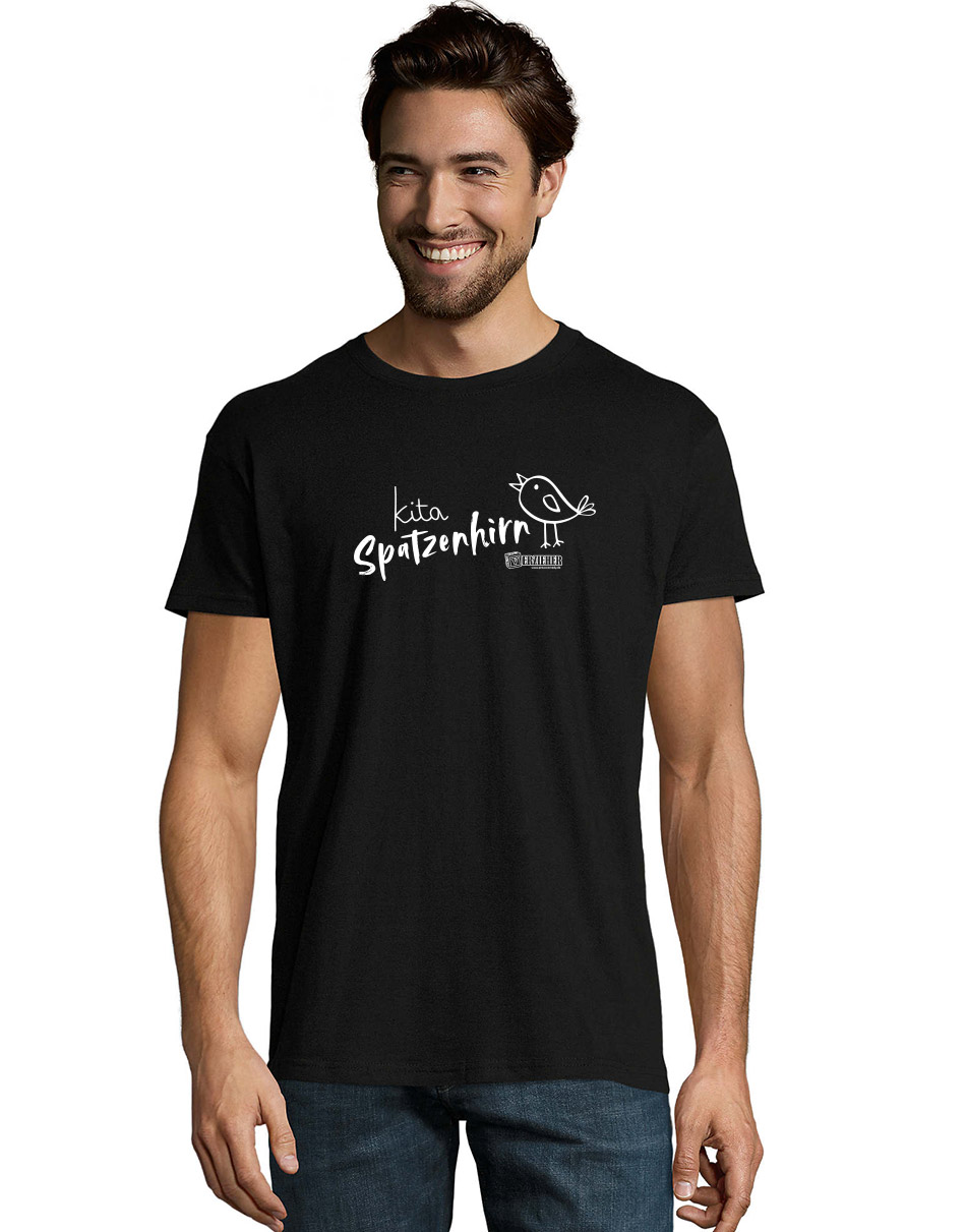 Spatzenhirn Unisex T-Shirt schwarz