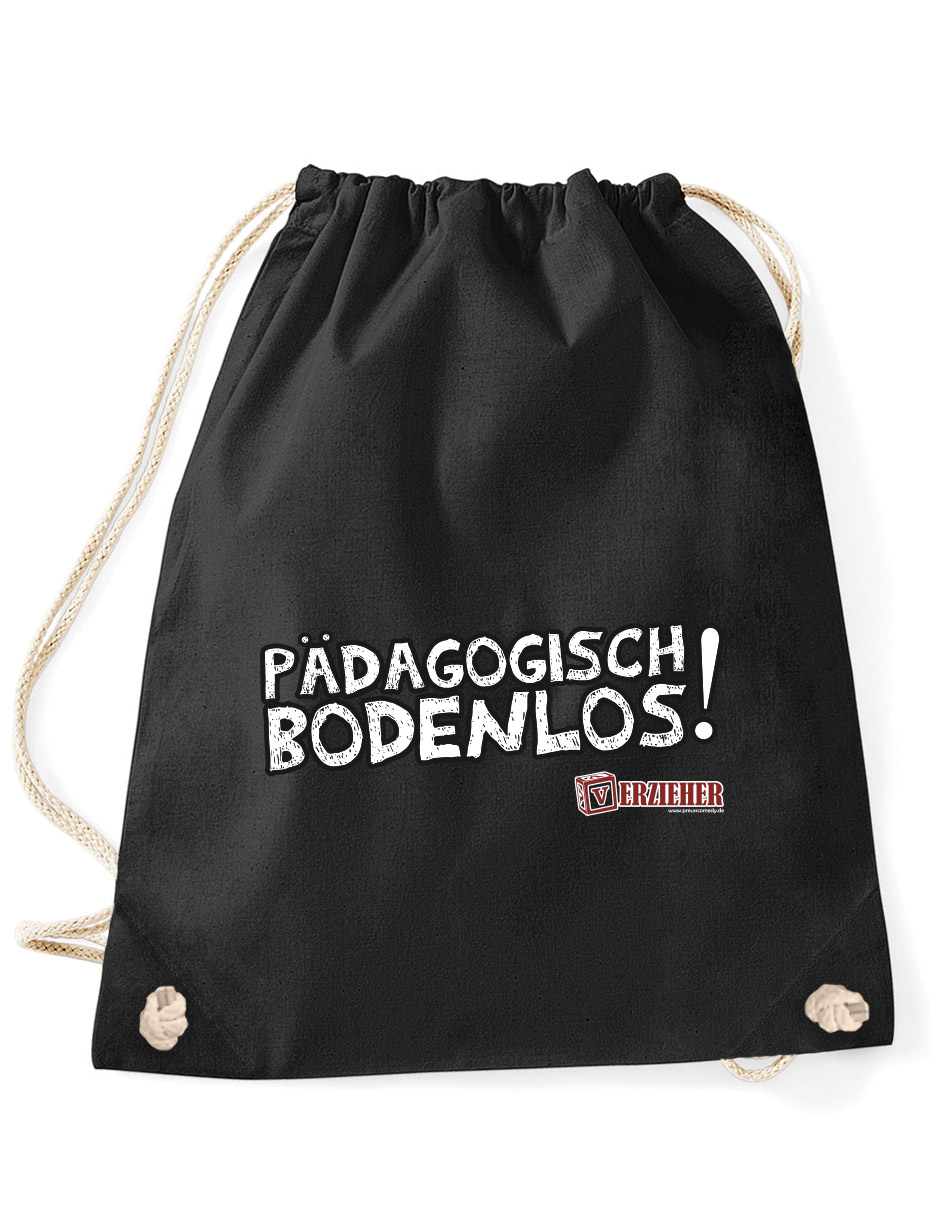 Pädagogisch bodenlos Baumwollrucksack