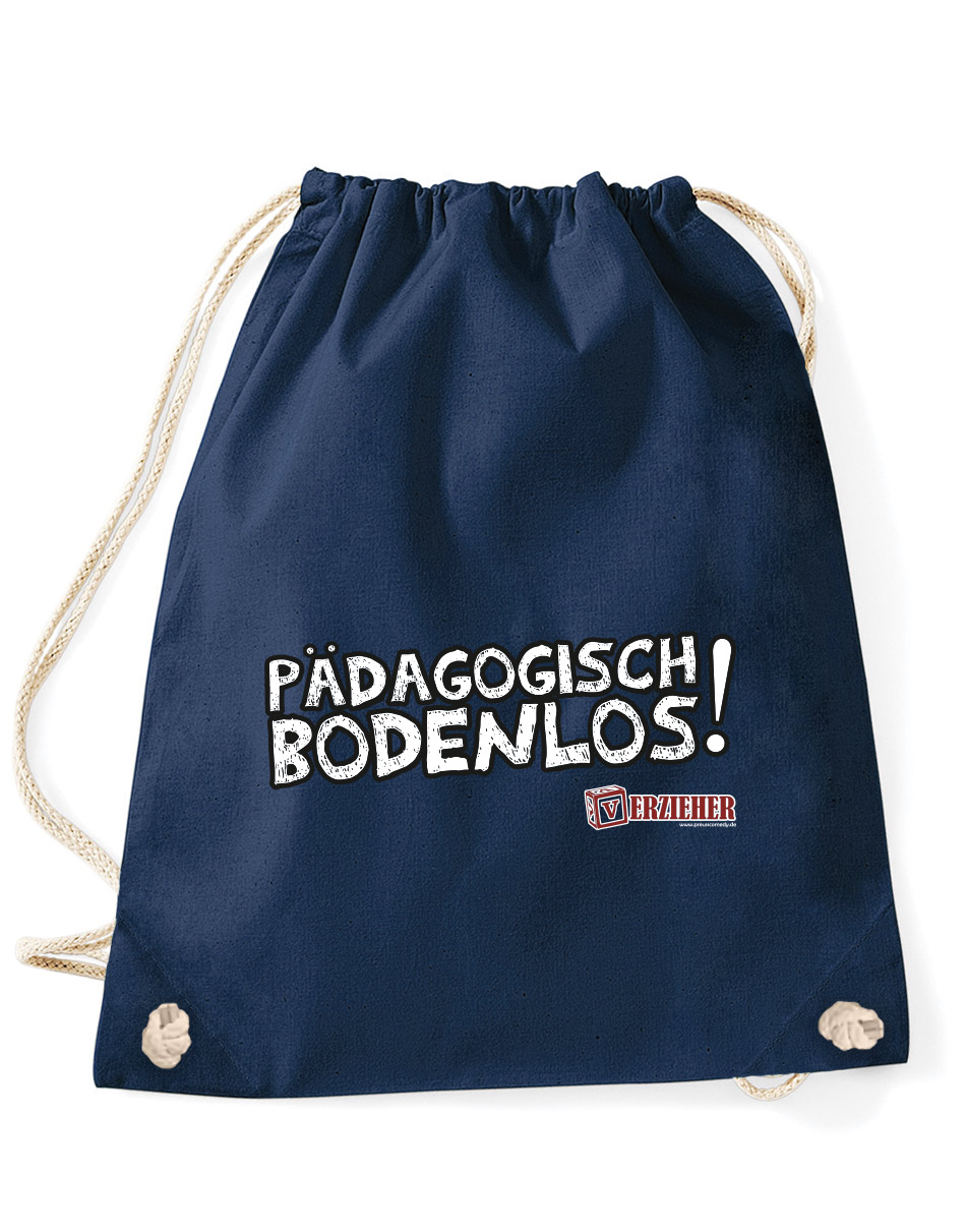 Pädagogisch bodenlos Baumwollrucksack