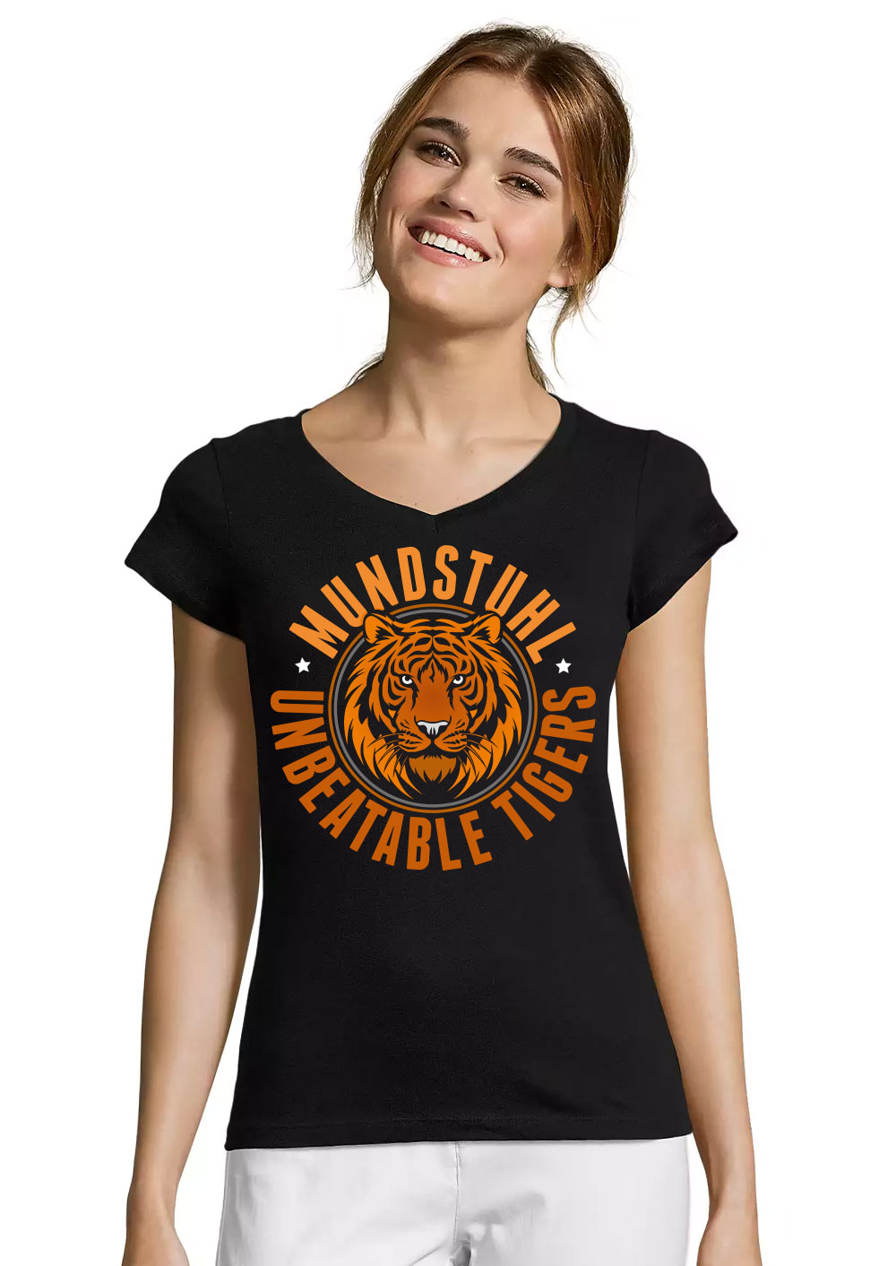 Unbeatable Tigers Girly T-Shirt
