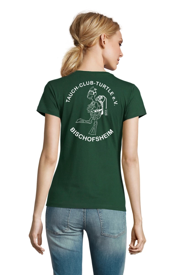 Tauchclub Turtle Damen T-Shirt